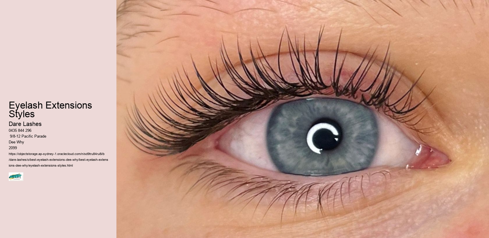 Eyelash Extensions Styles