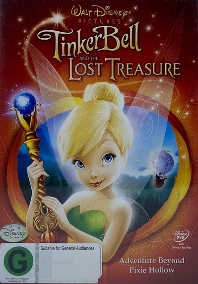 Tinkerbell And The Lost Treasure (2009) - DVD Cover