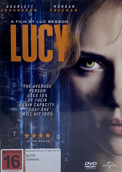 Lucy (2014) - DVD Cover