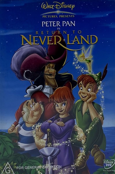 Peter Pan In Return To Neverland (1900) - DVD Cover