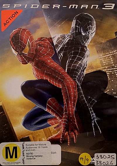 Spiderman 3 (2007) - DVD Cover