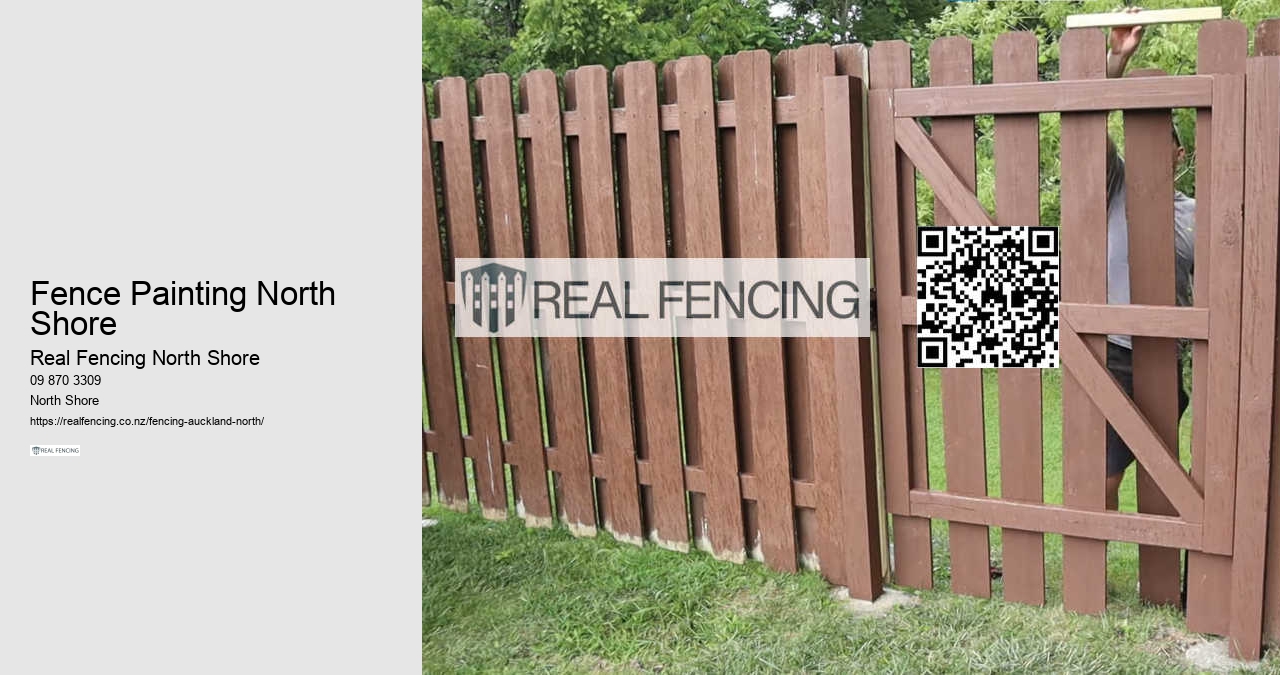 Fence Painting North Shore