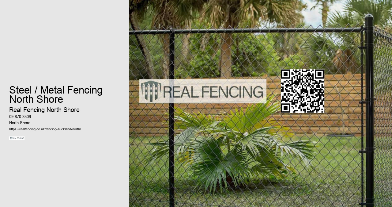 Steel / Metal Fencing North Shore